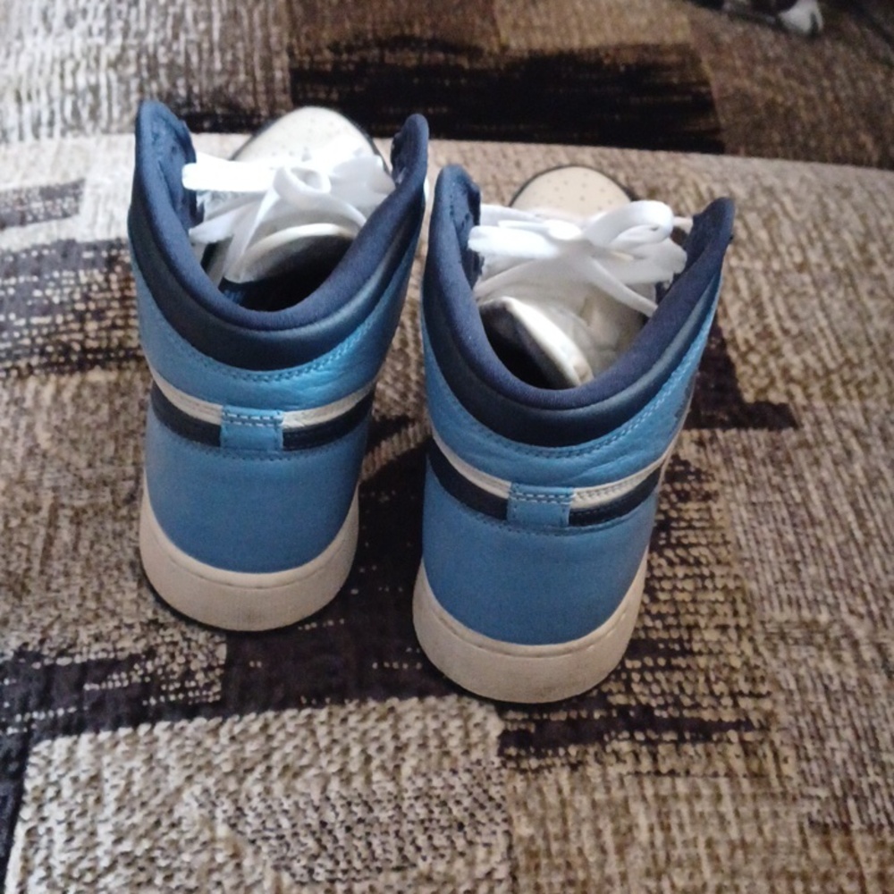 Nike Air Jordan 1 Retro High Obsidian Sneakers - Size 7 - Picture 6 of 14